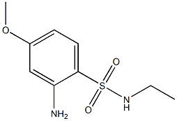 2-amino-N-ethyl-4-methoxybenzene-1-sulfonamide