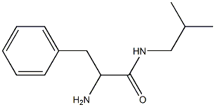 2-amino-N-isobutyl-3-phenylpropanamide Struktur