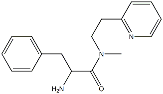 2-amino-N-methyl-3-phenyl-N-[2-(pyridin-2-yl)ethyl]propanamide