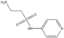 2-amino-N-pyridin-4-ylethanesulfonamide