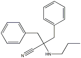 2-benzyl-3-phenyl-2-(propylamino)propanenitrile|