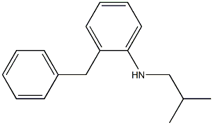 2-benzyl-N-(2-methylpropyl)aniline Structure