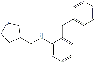 2-benzyl-N-(oxolan-3-ylmethyl)aniline 结构式