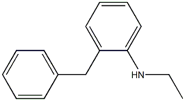 2-benzyl-N-ethylaniline Struktur