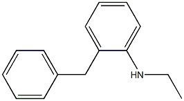 2-benzyl-N-ethylaniline Structure