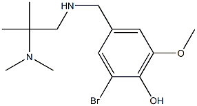  2-bromo-4-({[2-(dimethylamino)-2-methylpropyl]amino}methyl)-6-methoxyphenol