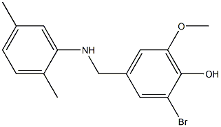  2-bromo-4-{[(2,5-dimethylphenyl)amino]methyl}-6-methoxyphenol