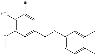 2-bromo-4-{[(3,4-dimethylphenyl)amino]methyl}-6-methoxyphenol