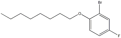 2-bromo-4-fluoro-1-(octyloxy)benzene Structure