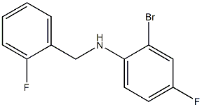 2-bromo-4-fluoro-N-[(2-fluorophenyl)methyl]aniline