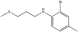 2-bromo-4-methyl-N-[3-(methylsulfanyl)propyl]aniline