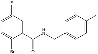  2-bromo-5-fluoro-N-(4-methylbenzyl)benzamide