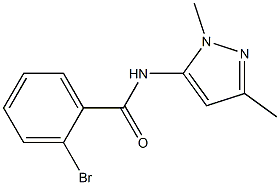 2-bromo-N-(1,3-dimethyl-1H-pyrazol-5-yl)benzamide