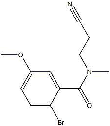 2-bromo-N-(2-cyanoethyl)-5-methoxy-N-methylbenzamide