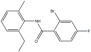 2-bromo-N-(2-ethyl-6-methylphenyl)-4-fluorobenzamide|