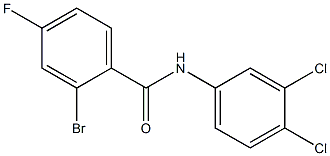 2-bromo-N-(3,4-dichlorophenyl)-4-fluorobenzamide