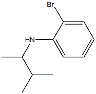 2-bromo-N-(3-methylbutan-2-yl)aniline 结构式