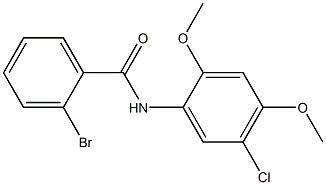  2-bromo-N-(5-chloro-2,4-dimethoxyphenyl)benzamide