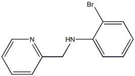 2-bromo-N-(pyridin-2-ylmethyl)aniline 结构式