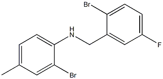 2-bromo-N-[(2-bromo-5-fluorophenyl)methyl]-4-methylaniline