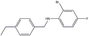 2-bromo-N-[(4-ethylphenyl)methyl]-4-fluoroaniline