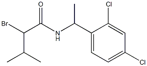 2-bromo-N-[1-(2,4-dichlorophenyl)ethyl]-3-methylbutanamide|