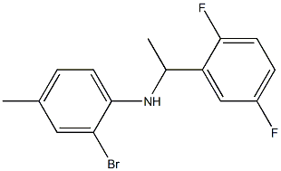 2-bromo-N-[1-(2,5-difluorophenyl)ethyl]-4-methylaniline