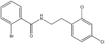 2-bromo-N-[2-(2,4-dichlorophenyl)ethyl]benzamide 化学構造式