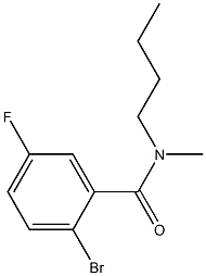 2-bromo-N-butyl-5-fluoro-N-methylbenzamide Structure