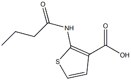 2-butanamidothiophene-3-carboxylic acid Structure