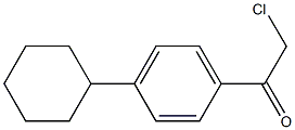 2-chloro-1-(4-cyclohexylphenyl)ethan-1-one 结构式