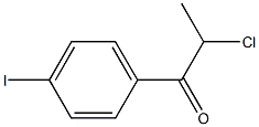 2-chloro-1-(4-iodophenyl)propan-1-one Struktur