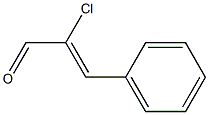 2-chloro-3-phenylprop-2-enal,,结构式
