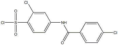 2-chloro-4-[(4-chlorobenzene)amido]benzene-1-sulfonyl chloride
