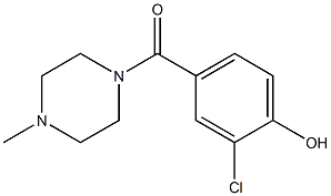 2-chloro-4-[(4-methylpiperazin-1-yl)carbonyl]phenol