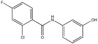 2-chloro-4-fluoro-N-(3-hydroxyphenyl)benzamide|