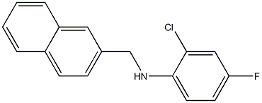  2-chloro-4-fluoro-N-(naphthalen-2-ylmethyl)aniline