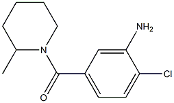 2-chloro-5-[(2-methylpiperidin-1-yl)carbonyl]aniline 化学構造式