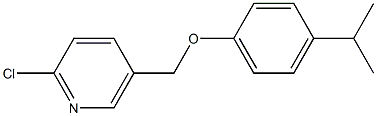  2-chloro-5-[4-(propan-2-yl)phenoxymethyl]pyridine