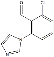 2-chloro-6-(1H-imidazol-1-yl)benzaldehyde Struktur