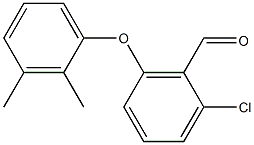 2-chloro-6-(2,3-dimethylphenoxy)benzaldehyde,,结构式