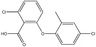 2-chloro-6-(4-chloro-2-methylphenoxy)benzoic acid,1040341-18-1,结构式