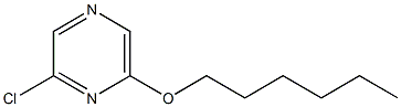 2-chloro-6-(hexyloxy)pyrazine Struktur