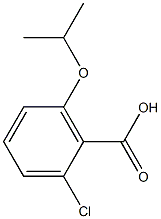 2-chloro-6-(propan-2-yloxy)benzoic acid,,结构式