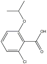 2-chloro-6-(propan-2-yloxy)benzoic acid 化学構造式