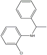 2-chloro-N-(1-phenylethyl)aniline,,结构式