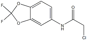 2-chloro-N-(2,2-difluoro-2H-1,3-benzodioxol-5-yl)acetamide Struktur