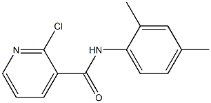 2-chloro-N-(2,4-dimethylphenyl)pyridine-3-carboxamide,,结构式