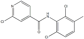 2-chloro-N-(2,6-dichloro-3-methylphenyl)pyridine-4-carboxamide Structure