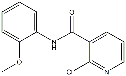 2-chloro-N-(2-methoxyphenyl)pyridine-3-carboxamide Structure